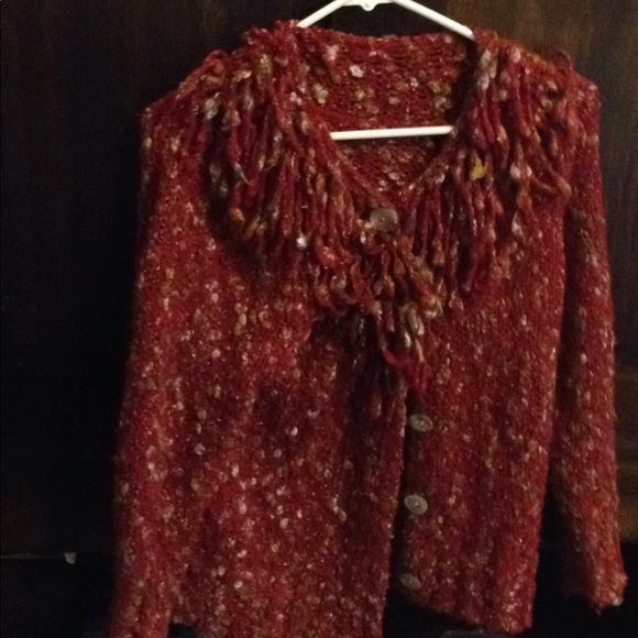 Ruby Rd  sweater rust color - Picture 3 of 3